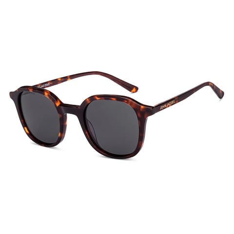 John Jacobs Tortoise Full Rim Square right side