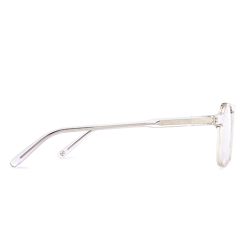 John Jacobs Crystal Full Rim Aviator left side