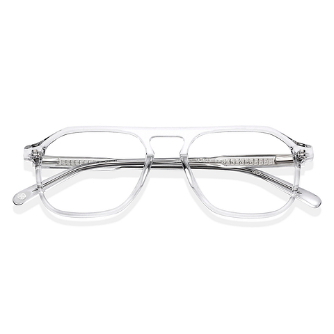 John Jacobs Crystal Full Rim Aviator left side