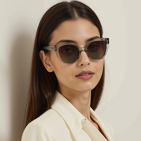 Buy Transparent Full Rim Cat Eye John Jacobs JJ Tints JJ