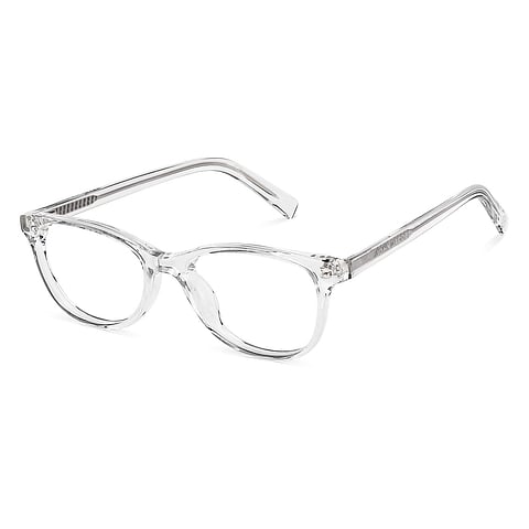 John Jacobs Crystal Transparent Full Rim Rectangle left side