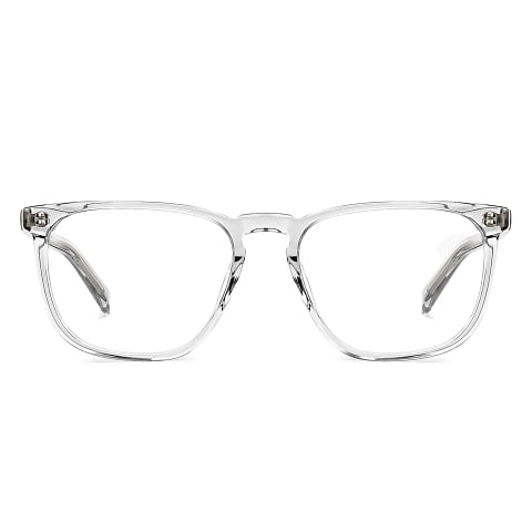 John Jacobs Crystal Transparent Full Rim Square right side
