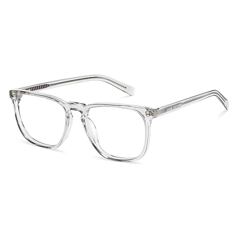 John Jacobs Crystal Transparent Full Rim Square right side
