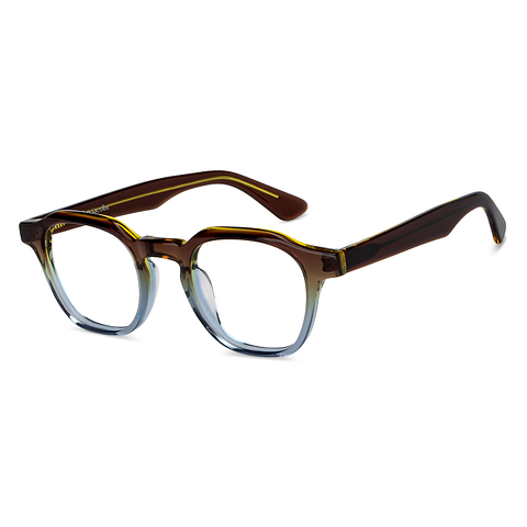 John Jacobs Online Light Brown Full Rim Square right side