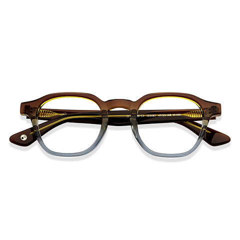 John Jacobs Online Light Brown Full Rim Square left side