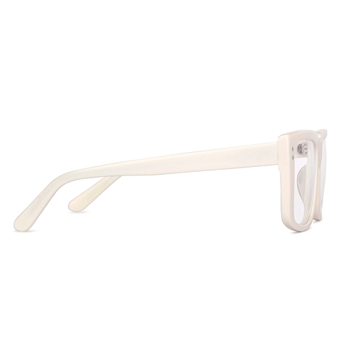 John Jacobs Online White Full Rim Square left side
