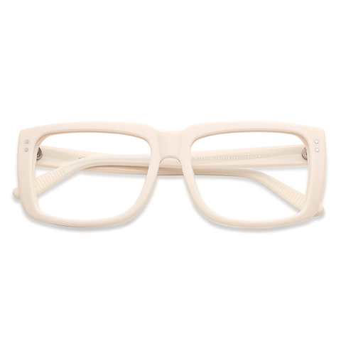 John Jacobs Online White Full Rim Square left side