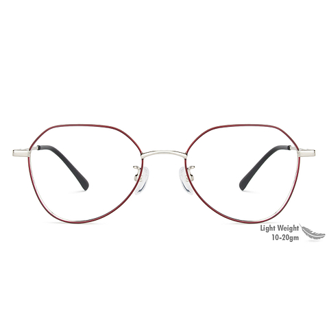 John Jacobs Online Silver Full Rim Round right side