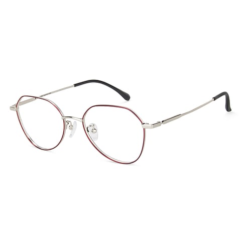 John Jacobs Online Silver Full Rim Round left side