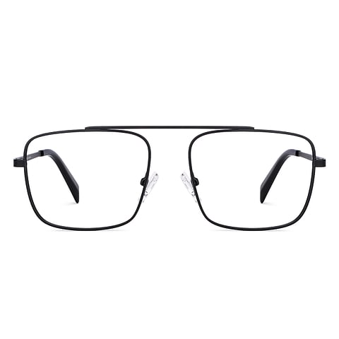 John Jacobs Online Black Full Rim Square left side