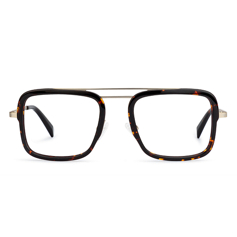 John Jacobs Light Brown Full Rim Square right side