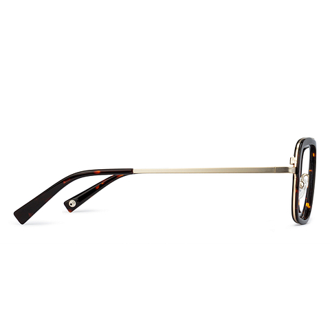 John Jacobs Light Brown Full Rim Square right side