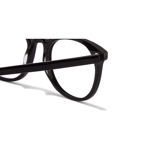 John Jacobs Black Full Rim Round right side