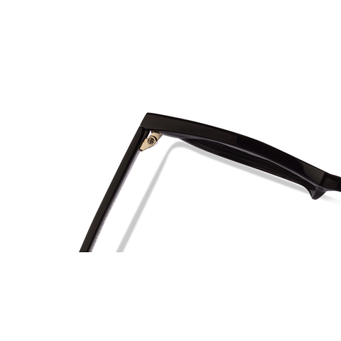 John Jacobs Black Full Rim Round left side