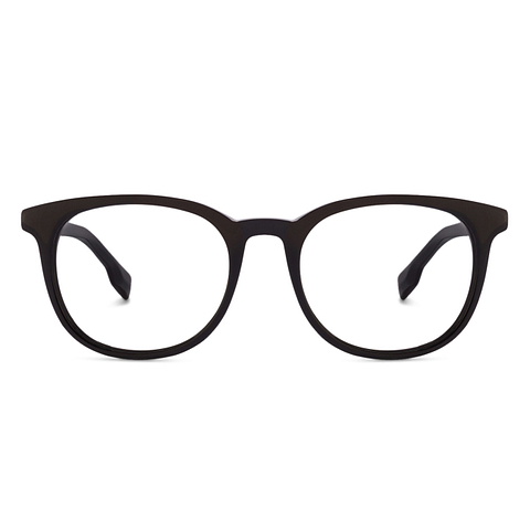 John Jacobs Black Full Rim Round left side