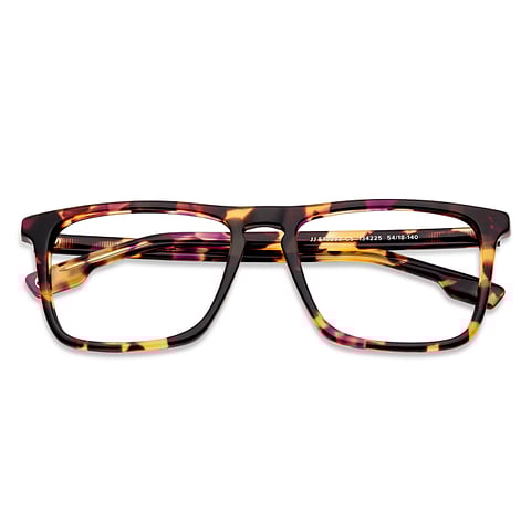 John Jacobs Online Light Brown Full Rim Square right side