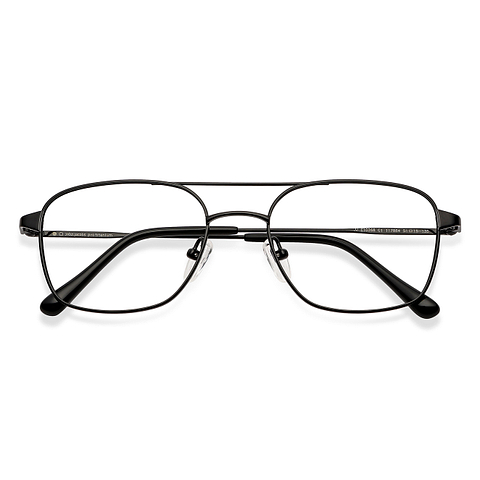 John Jacobs Online Black Full Rim Square left side