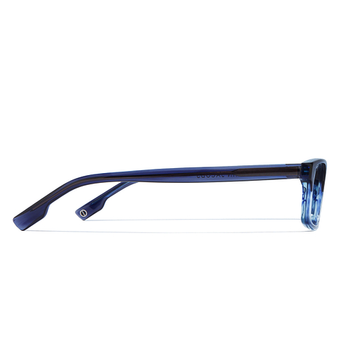 John Jacobs Online Blue Transparent Full Rim Rectangle right side