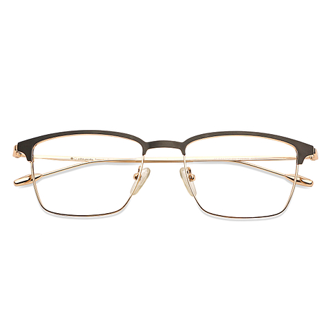 John Jacobs Online Black Full Rim Rectangle left side