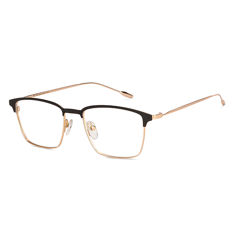 John Jacobs Online Black Full Rim Rectangle right side