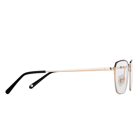 John Jacobs Online Black Gold Full Rim Square left side