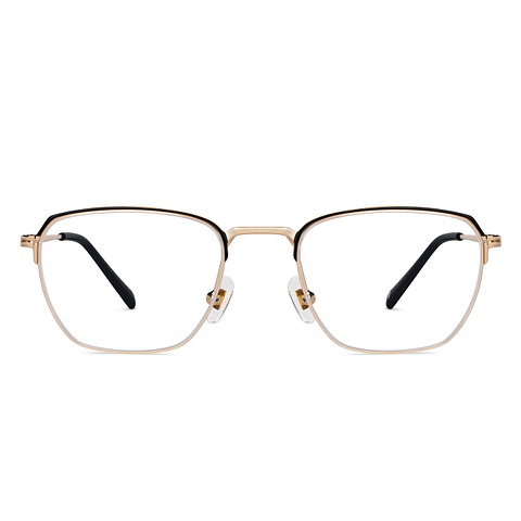 John Jacobs Online Black Gold Full Rim Square left side