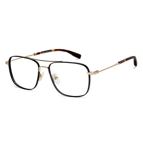 John Jacobs Online Black Full Rim Square right side