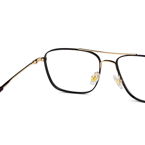 John Jacobs Online Black Full Rim Square right side