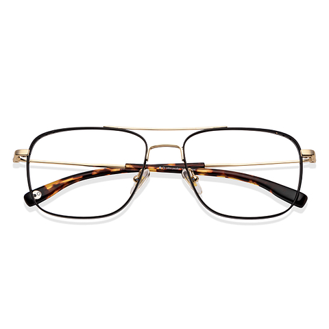 John Jacobs Online Black Full Rim Square left side
