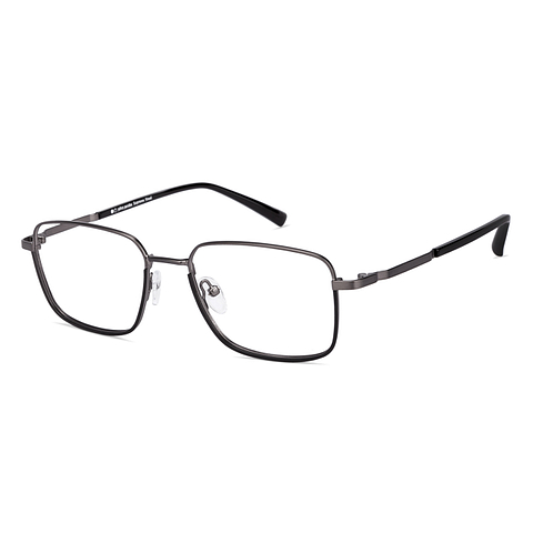 John Jacobs Black Full Rim Square left side