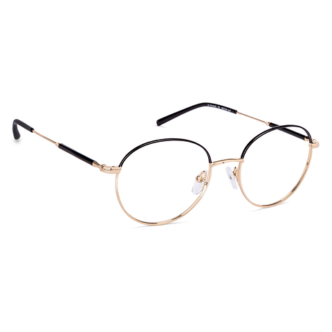 John Jacobs Gold Full Rim Round left side