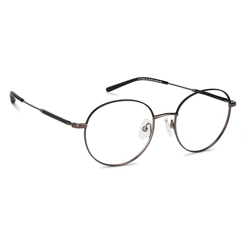 John Jacobs Black Full Rim Round left side