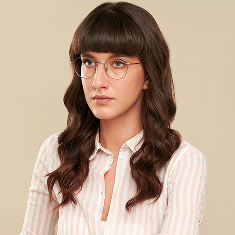 John Jacobs Online Gunmetal Full Rim Round right side