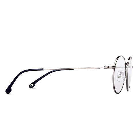 John Jacobs Online Dark Gunmetal Full Rim Round left side
