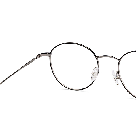 John Jacobs Online Dark Gunmetal Full Rim Round right side