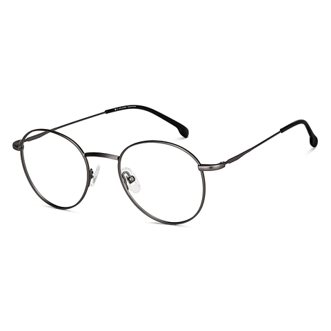 John Jacobs Matte Gunmetal Full Rim Round right side