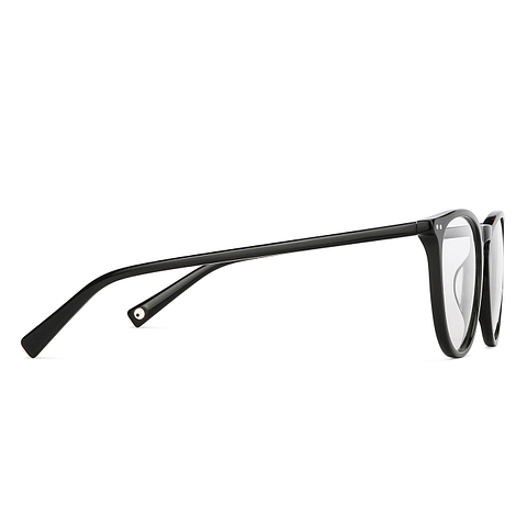 John Jacobs Online Black Full Rim Round left side