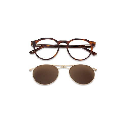 John Jacobs Light Brown Full Rim Round right side