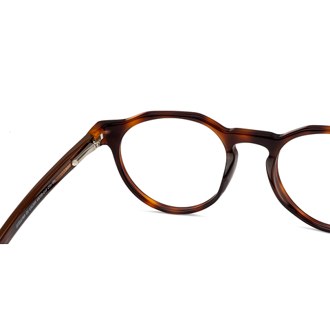 John Jacobs Light Brown Full Rim Round left side
