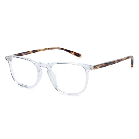 John Jacobs Crystal Transparent Full Rim Square right side