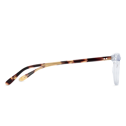 John Jacobs Crystal Transparent Full Rim Square right side