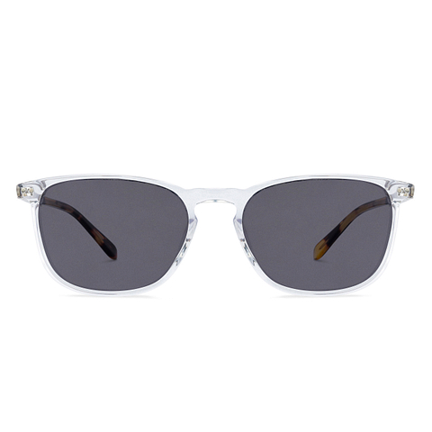 John Jacobs Crystal Transparent Full Rim Square left side
