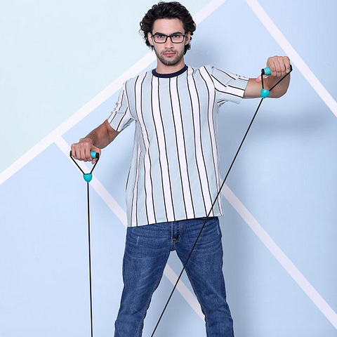 John Jacobs Black Full Rim Rectangle left side