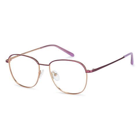 John Jacobs Gold Full Rim Square left side