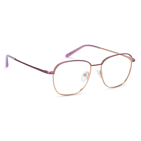 John Jacobs Gold Full Rim Square left side