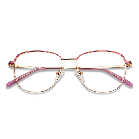 John Jacobs Gold Full Rim Square left side