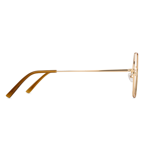 John Jacobs Online Gold Full Rim Hexagonal right side