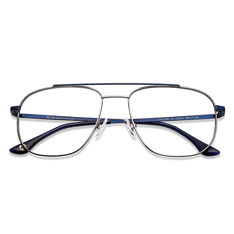John Jacobs Online Gray Full Rim Square left side