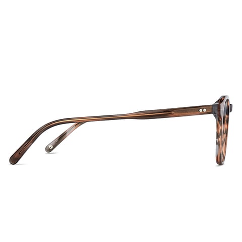 John Jacobs Light Brown Full Rim Round right side