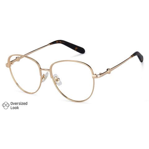 John Jacobs Online Gold Full Rim Aviator right side
